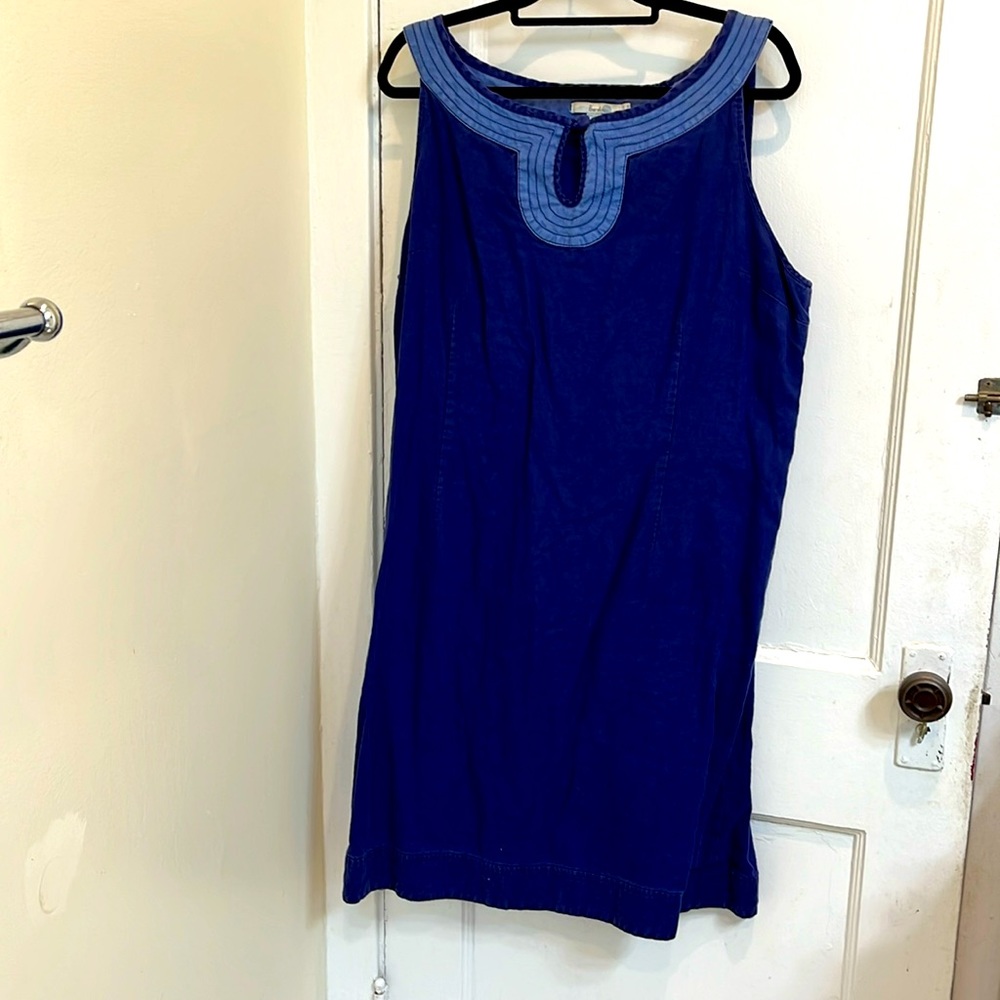 Boden lined linen dress